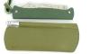 Douk Douk 200 Stainless Steel - GREEN color Steel Handle - LEATHER SLEEVE 4