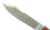 Douk Douk 160 Stainless Steel - RED color Steel Handle - LEATHER SLEEVE 3