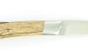 Le Thiers Damascus Heat treated Wood - 2 pieces - 1 bolster 2