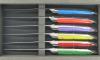 Laguiole modern Table 6 Acryl Colors - 6 Pieces Set