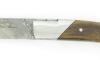 Le Thiers Pirou Pistaccio Wood - Damascus Blade - 1 Bolster