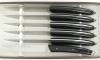 &quot;Lame du Bougnat&quot; - Le Thiers Table  - 6 Pieces Set - Black Handle