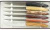 &quot;Tably&quot; - Le Thiers Table 6 different woods - 6 Pieces Set