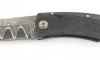 Chomilier - Carbon Sandwich Damascus from Paul Strand, Titane Platines - Carbon Fiber