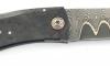 Chomilier - Carbon Sandwich Damascus from Paul Strand, Titane Platines - Carbon Fiber 3