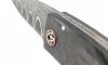 Chomilier - Carbon Sandwich Damascus from Paul Strand, Titane Platines - Carbon Fiber 4