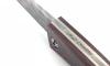 Chomilier - Zladinox Stainless Damascus, Titane Platines - Black and Red Carbon Fiber 4