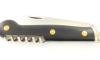 Herrero - Saint-Robert - Blade 14C28 - Corkscrew - Gabon ebony - Nickel silver plates and bolsters 3