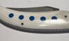 Maxime Rossignol - Pingouin Model - White G10 Handle with Blue Inserts 4