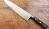 13 in Chef Knife - Old Forge - Black Wood Handle - Carbon Ref 354