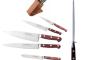 Gift Box - Small Block - sabatier stainless steel 5 piece knife block + 1 sharpening Steel