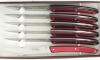 Le Thiers Table  - 6 pieces set - Red Acrylic Handle