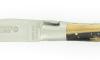 Laguiole 12 cm - Double Platinum - Royal Ebony Wood - 2 bolsters