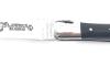 Laguiole 12 cm - Franc-Maçon - Polished Buffalo Handle - 2 bolsters