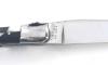 Laguiole 12 cm - Franc-Maçon - Checkerboard Handle - Bone and Ebony Wood - 2 bolsters 3