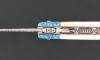 Le Thiers - Full Handle - Turquoise / Camel Bone - Chiseled Spring/Platinum and blade 3