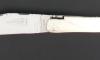 Laguiole 12 cm - Bone Full Handle -  Decorated Spring and blade