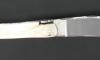 Laguiole 12 cm - Bone Full Handle -  Decorated Spring and blade 2