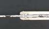 Laguiole 12 cm - Bone Full Handle -  Decorated Spring and blade 3