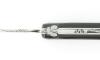 Laguiole 12 cm - Buffalo Full Handle - Chiseled Spring/Platinum and blade 3