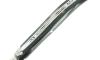 Laguiole 12 cm - Buffalo Full Handle - Chiseled Spring/Platinum and blade 5