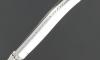 Laguiole 12 cm - White and Black Handle -  Decorated Spring - 1 Bolster 5