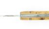 London - Juniper Wood Full Handle - Chiseled Spring and blade 3