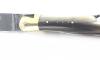 Laguiole Tradition 12 cm - 2 Brass Bolsters - 3 pieces - Blond Horn - Carbon Steel