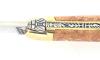Laguiole Tradition 9 cm - 2 Brass Bolsters - Briar Wood 2
