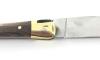 Laguiole Tradition 9 cm - 2 Brass Bolsters - Pistachio Wood 2