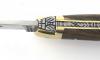 Laguiole Tradition 9 cm - 2 Brass Bolsters - Pistachio Wood 3