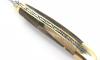Laguiole Tradition 9 cm - 2 Brass Bolsters - Pistachio Wood 4