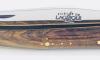 Laguiole Tradition 9 cm - 2 Brass Bolsters - Pistachio Wood 5