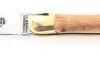 Laguiole Tradition 11 cm - 2 Brass Bolsters - Juniper Wood