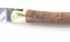 Laguiole Tradition 11 cm - 2 Brass Bolsters - Briar Wood