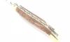 Laguiole Tradition 11 cm - 2 Brass Bolsters - Briar Wood 4