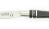 Nontron Virole n° 22 - Double Collar  - Ebony Wood and aluminium Handle