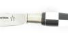 Nontron Virole n° 25 - Bowl - Checkerboard - Ebony Wood and White Corian Handle, Aluminium Insert