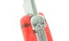 Laguiole 11 cm - Red Acrylic Handle - Skull 6