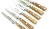 Set with 6 Boning Knives 4 in - Olive Wood Handle