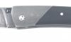 Le Thiers - Damascus Bade and Bolster - Ebony Wood - skull