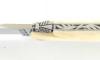 Design Beillonnet MOF - Laguiole 11 cm  - ScrewCork - Camel Bone - Worked Spring 2