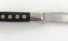 Knife Basque Yatagan 12 cm - Ebony Wood - Worked Spring - exposed rosettes 3