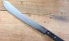 12 in American Butcher - Plate Semelle - Carbon Steel - Black Wood Handle Ref 307