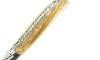 Laguiole 12 cm Olive Wood - Worked Platinum - 2 bolsters 5