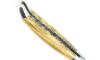 Laguiole 12 cm Olive Wood - Worked Platinum - 2 bolsters 6