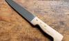 Saigner 8 in (20 cm) - carbon Steel - White Wood Handle - Ref 464