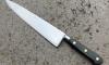10 in Chef Knife - Old Forge - BLACK WOOD Handle - Rosette Rivets -  Carbon Ref 346