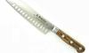 Santuko Oriental Cooking Knife 7 in with Air Pockets - Olive Wood Handle