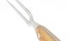 Bayonet Fork 6 2/3 in - Stainless Steel - Olive Wood Handle 2